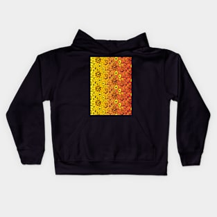 Autumn garden at sunset Kids Hoodie